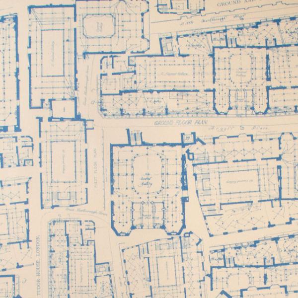 生地 LIBERTY FABRICS 11号帆布 2025SS Blue Prints ブルー・プリ...