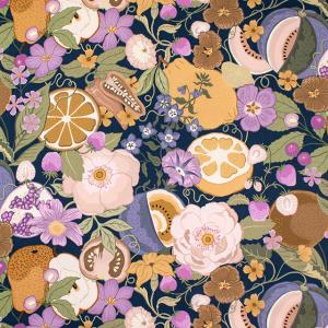 生地 LIBERTY FABRICS タナローン 2026AW DESIGN. NATURE. ART. Jillie ジリー（26-363J62018） 26AU.ネイビー 09Ac04j
