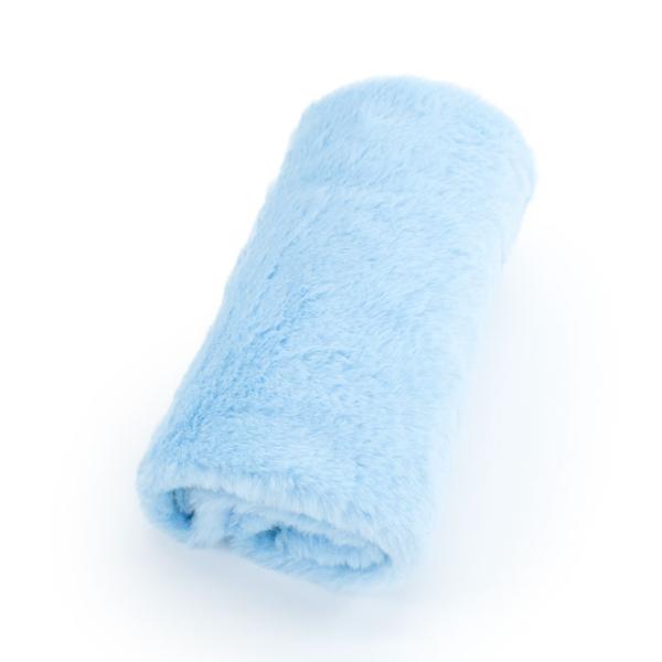 生地 ショートファー 約80cm幅×50cmカット（axl-24-81311） 11.スカイブルー ...