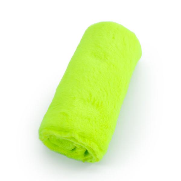 生地 ショートファー 約80cm幅×50cmカット（axl-24-81311） 59.ネオンイエロー...