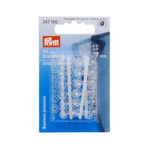 ＼期間限定5％OFF／ prym-プリム- プラスチックスナップボタン 7mm 透明  (H)_6a_