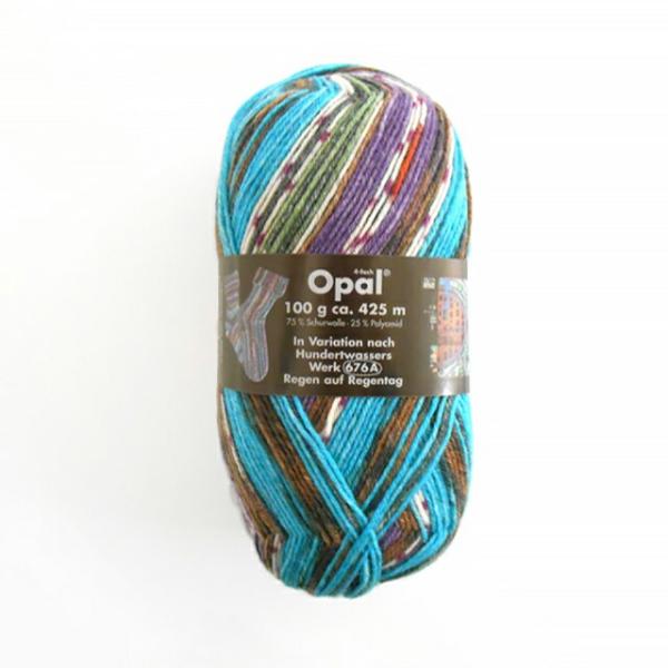 毛糸 Opal-オパール- フンデルトヴァッサー 4ply/4本撚り HW2106.Regen an...