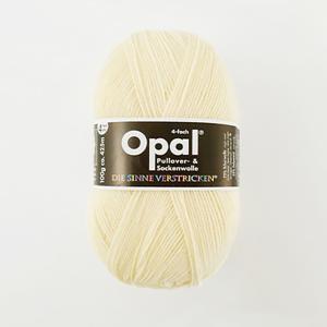毛糸 Opal-オパール- 単色 4ply/4本撚り 100g巻 3081.ナチュラルホワイト _b1j