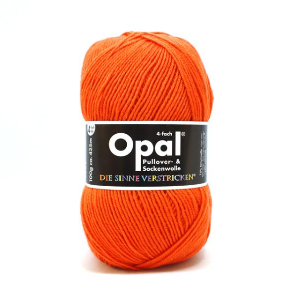 毛糸 Opal-オパール- 単色 4ply/4本撚り 100g巻 5181.オレンジ 06Co99j