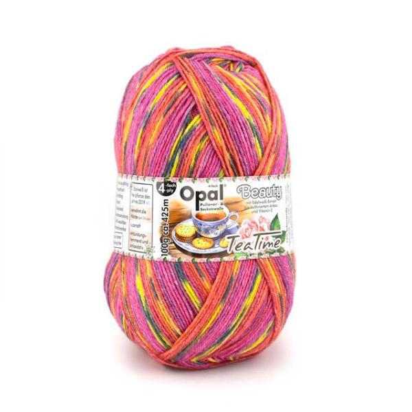 毛糸 Opal-オパール- ビューティー5 4ply/4本撚り 11510.ローズヒップ 06Co9...