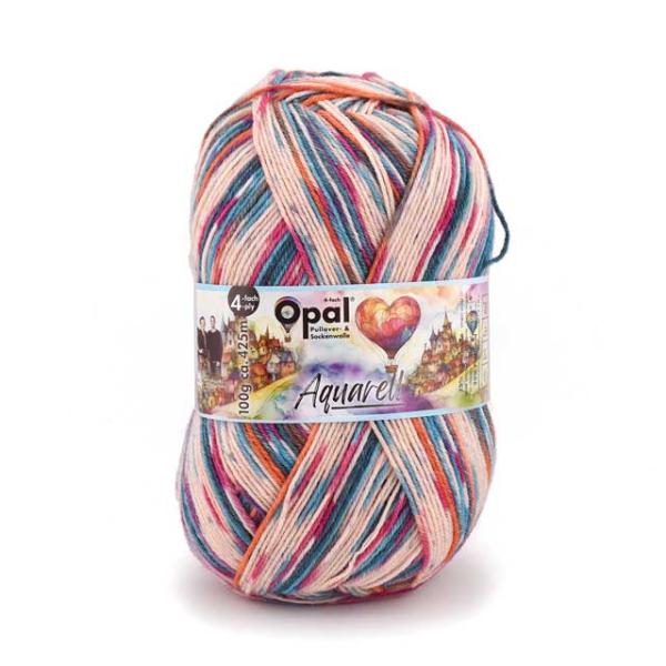 毛糸 毛糸 Opal-オパール- 水彩画 4ply/4本撚り 11536.ハートの気球 06Co99...