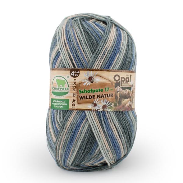 毛糸 Opal-オパール- シャーフパーテ17 4ply/4本撚り 11594.むら雲 06Co99...