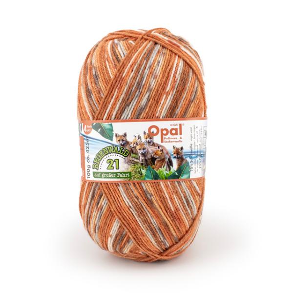 毛糸 Opal-オパール- レーゲンヴァルト21 4ply/4本撚り 11606.キタキツネ 06C...