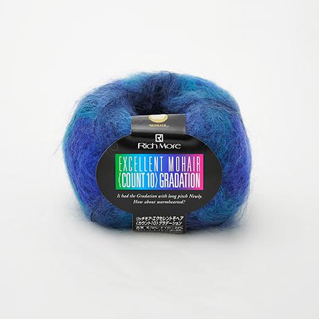＼期間限定20％OFF／ 毛糸 リッチモア（ハマナカ） エクセレントモヘア カウント10 グラデーシ...