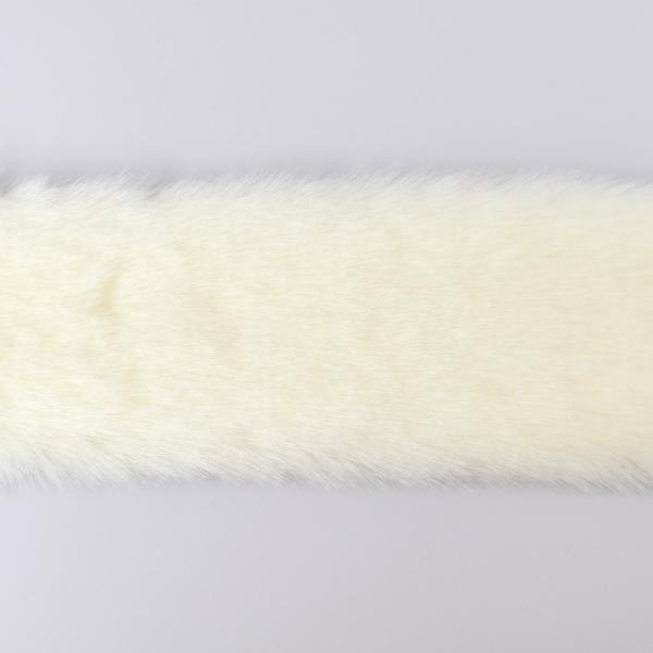 フェイクファーテープ 約80mm幅 （2100） 2.白08Cl99_