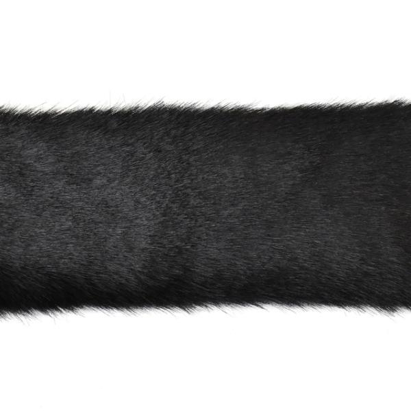 フェイクファーテープ 約80mm幅 （2100） 3.黒 08Cl99_