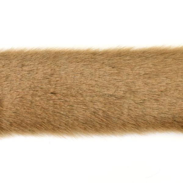 フェイクファーテープ 約80mm幅 （2100） 43.キャメル08Cl99_