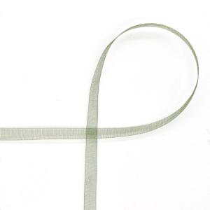 MOKUBA（木馬） オーガンジーリボン（1500K） 5mm 42.モスグリーン 07Aa99_