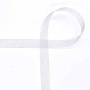 MOKUBA（木馬） オーガンジーリボン（1500K） 11mm 6.ライトグレー 07Aa99_