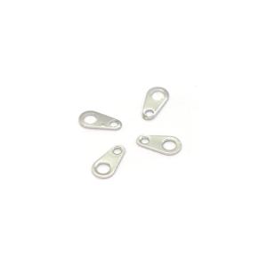 ＼期間限定20％OFF／ アクセサリーパーツ 板ダルマ（F-129-R） 小 約6mm R.シルバー 4個入 06Af99_