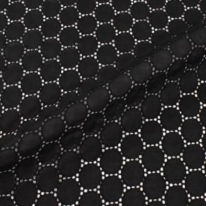 ＼10％OFF／ 生地 綿レース サークル（0141042B） 10.黒 (H)_k5_