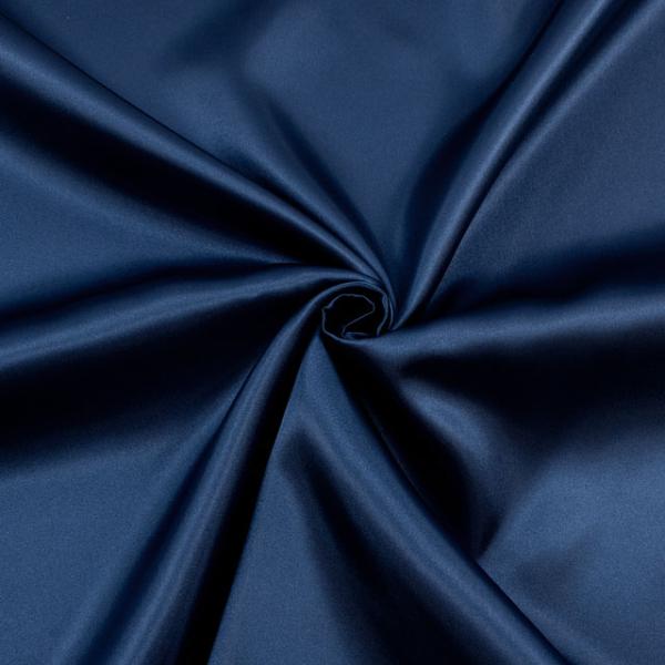 生地 スプランドゥールサテン（203991） 80.紺 10Ae07_