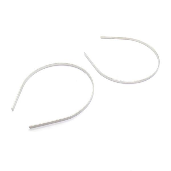 ドール用 ワイヤーカチューシャ 大 約75mm シルバー 2本入 06Ab99_