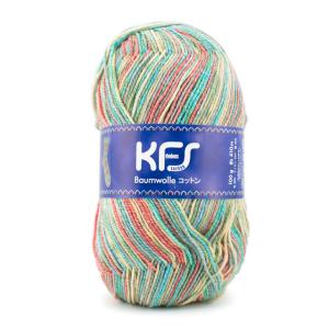 毛糸 Opal-オパール- オリジナルコットン 4ply/4本撚り KFS265.バイカラートルマリ...