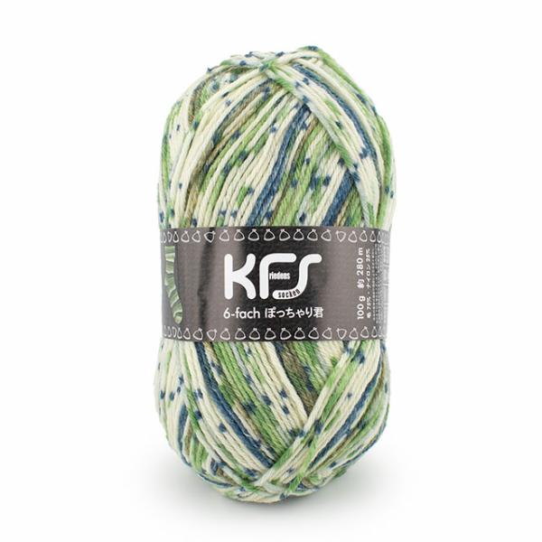 毛糸 Opal-オパール- KFS シャーフパーテ 6ply/6本撚り ぽっちゃり君 KFS310....