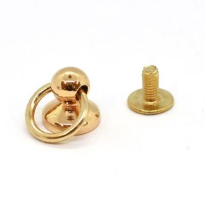 金属パーツ カン付ギボシ/ネジ式トチカン 1904（MT36） SL.シルバー