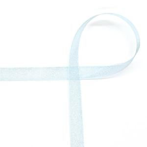 ＼期間限定20％OFF／ オーガンジーリボン ファインクリスタル（41300035） 12mm 35.ベビーブルー 07Aa99_