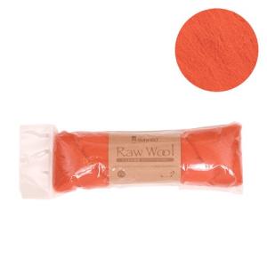 フェルト羊毛 サンフェルト Raw Wool（4001） RW305.アースオレンジ (H)_5b_｜okadaya-ec