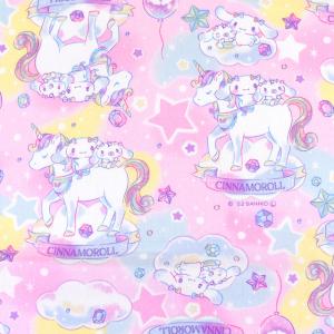 生地 シナモロール ユニコーン/オックス PO.ピンク _1f_