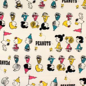 ＼期間限定20％OFF／ 生地 PEANUTS-ピーナッツ- スヌーピー パレード/オックス（830441） OWO.オフ 09Ae99_