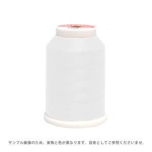 ロックミシン糸 フジックス ハイスパン 90番 1500m巻（F53） 色番401.白 08Ab99_