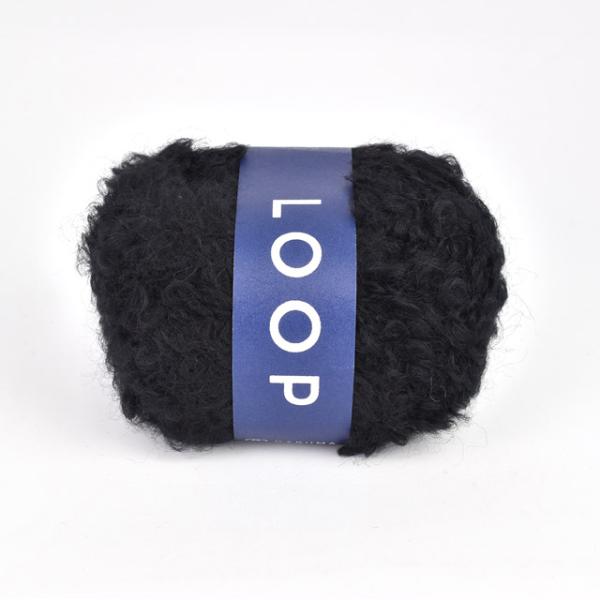 毛糸 ダルマ（横田） LOOP 6.ブラック 06Co99_