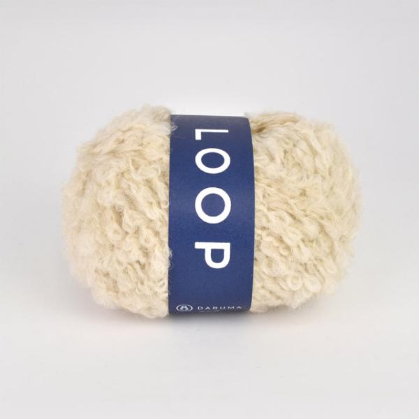 毛糸 ダルマ（横田） LOOP 7.オートミール 06Co99_