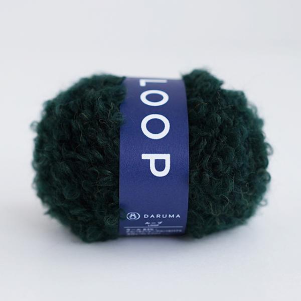毛糸 ダルマ（横田） LOOP 8.フォレストグリーン 06Co99_