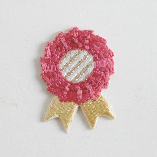 ワッペン 横田 pepi アイロン接着アップリケ 勲章ピンク 08Bf99_