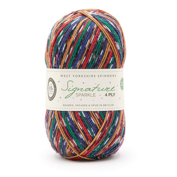 毛糸 West Yorkshire Spinners Signature 4ply Sparkle・...