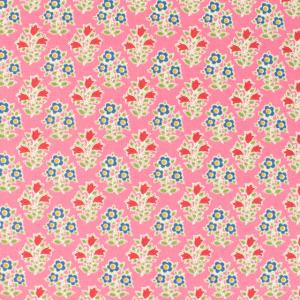 生地 Tilda-ティルダ- Jubileeコレクション Farm Flowers ファーム・フラワーズ（110097） Pink.ピンク (H)_k4_｜okadaya-ec