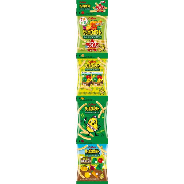 カルビー サッポロポテト つぶつぶベジタブル ミニ 4 36g (9g × 4袋) × 10袋