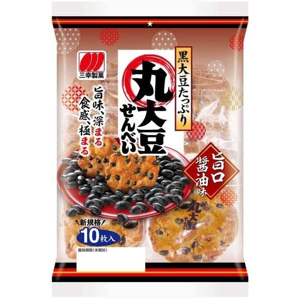 三幸製菓 丸大豆せんべい 旨口醤油味 10枚×12袋