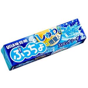 味覚糖 ぷっちょストロングソーダ　スティック 10粒×10袋