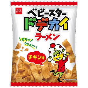 おやつカンパニー ベビースタードデカイラーメンチキン味 68g×12個