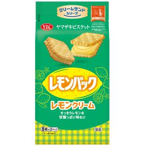 ヤマザキビスケット レモンパック (8枚×2P)×12袋入｜ 送料別 : 味園