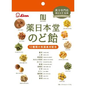 ライオン菓子 薬日本堂のど飴 74g×6袋