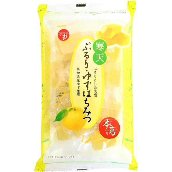 津山屋製菓 ぷるり・ゆずはちみつ 185g×12袋