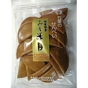 竹屋煎餅 みそ半月 18枚×12袋