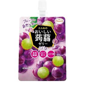 たらみ おいしい蒟蒻ゼリーぶどう味 150g×6個の商品画像