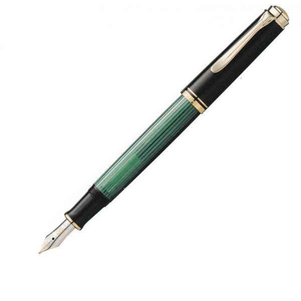 万年筆）　ペリカン　スーベレーン　M400　緑縞　万年筆　（ボトルインク付き）　Pelikan
