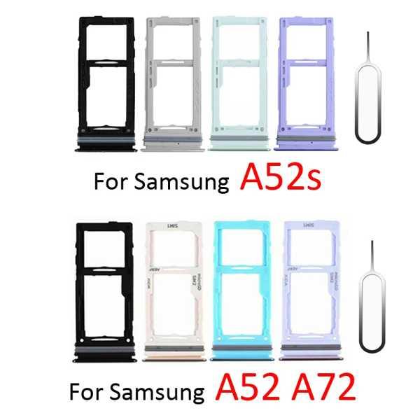 携帯電話用のsdカードトレイ Samsung Galaxy a52 a52s a72 5g a02 ...