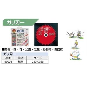 アイウッド　安全草刈りシリーズ　ガリ刃ー　２３０ｍｍ　刈払刃　草刈機用　石・空き缶などがとびにくい｜okaidoku-kiyosi