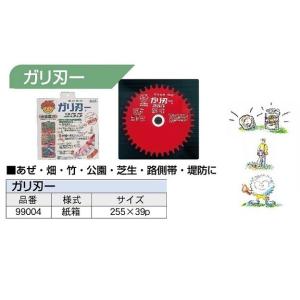 アイウッド　安全草刈りシリーズ　ガリ刃ー　255ｍｍ　刈払刃　草刈機用　石・空き缶などがとびにくい｜okaidoku-kiyosi