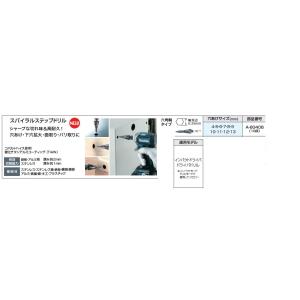 マキタ　スパイラルステップドリル 10段　A-60408